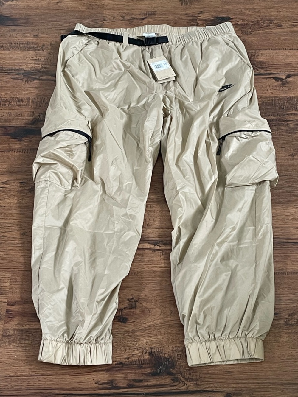 Nike Tech Pack Woven Cargo Pants ‘Tan Black’ (size mens XXL)